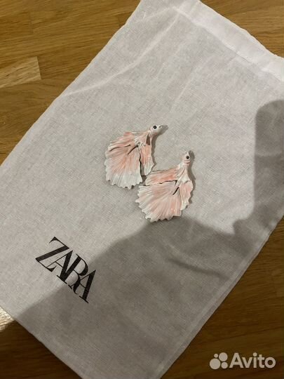 Серьги zara новые