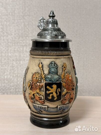 Кружка пивная сувенирная Бельгия