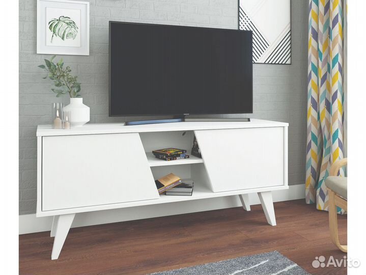 Тв тумба белая Волга