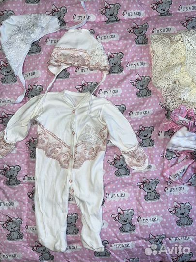 Конверт на выписку для девочки осень