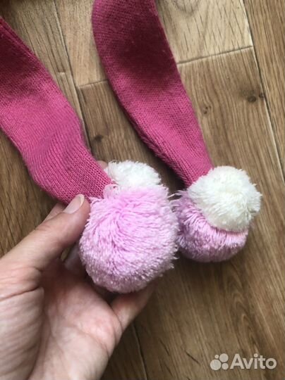 Шапка с длинными ушками