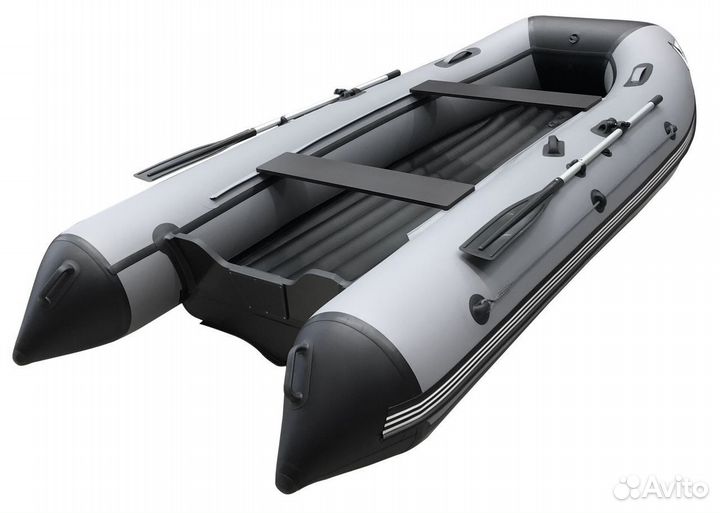 Лодка orca 360 нд серая
