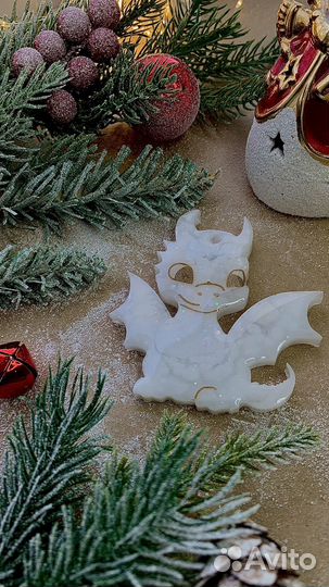 Новогодние игрушки из эпоксидной смолы