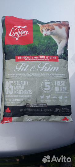 Сухой корм для кошек Orijen Fit & Trim 5.4 кг Cat