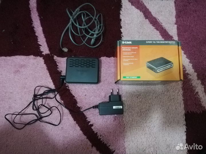 Коммутатор d link des 1005a