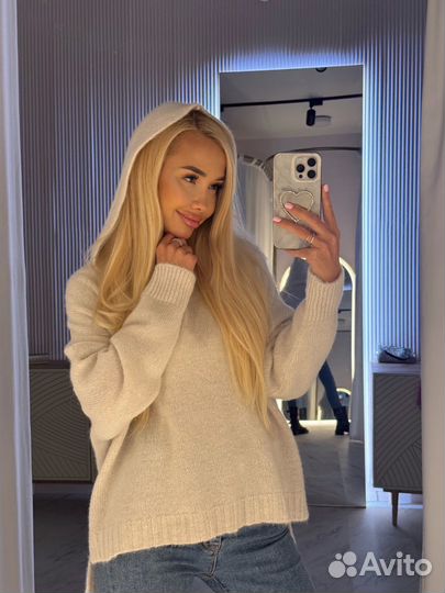 Свитер женский оверсайз, кофта женская