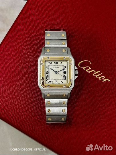 Cartier Santos Galbee Lady Quartz