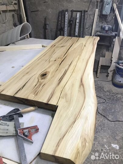 Подоконник деревянный из массива