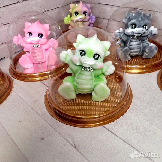 Дракончик из мыла ручной работы