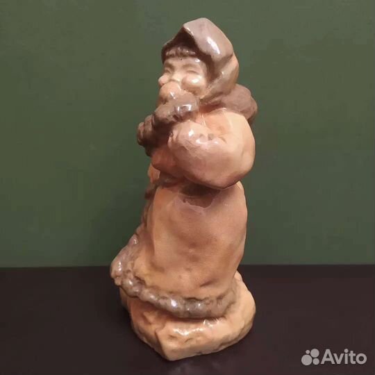 Фарфоровые статуэтки СССР Морозко обливная керамик