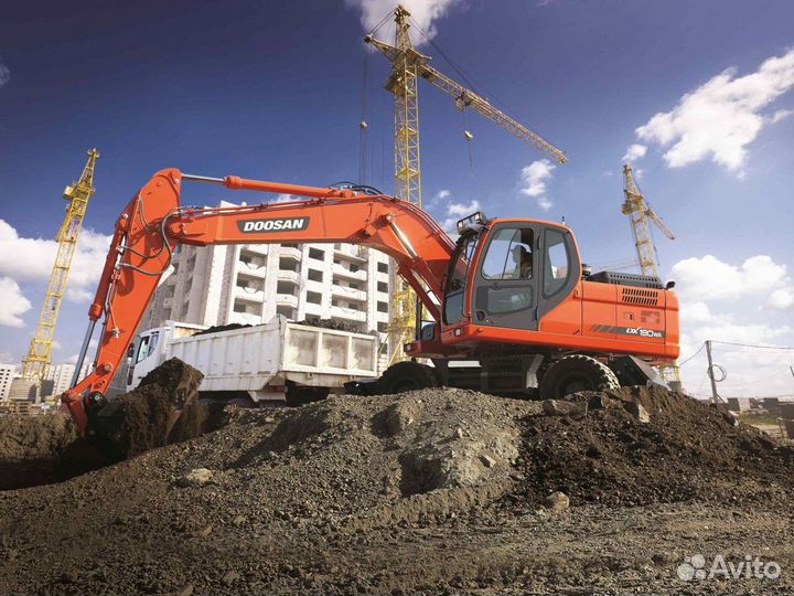 Колёсный экскаватор DOOSAN DX190WA, 2023