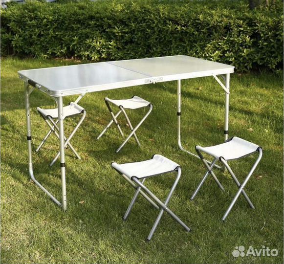 Стол туристический складной + 4 стула Новый