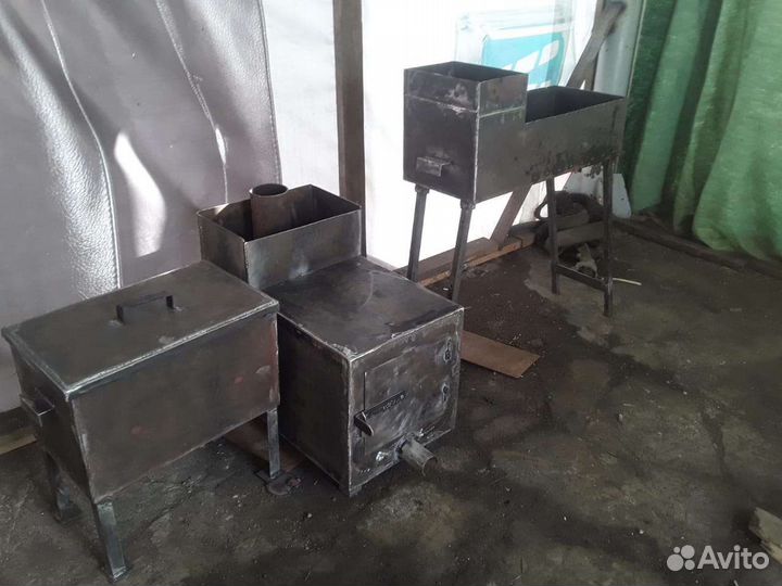 Мангал, шарабан, печь