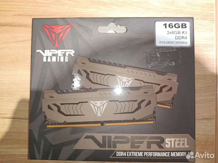 Patriot viper steel 16gb(2*8)
