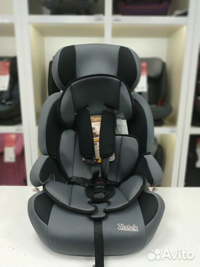 Автокресло от 9мес до 12лет Fregat lux серый zlate