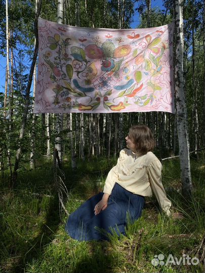Картина гобелен ткань