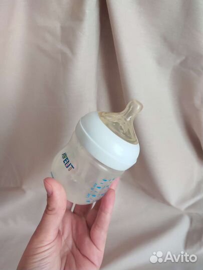 Молокоотсос avent ручной бутылочка