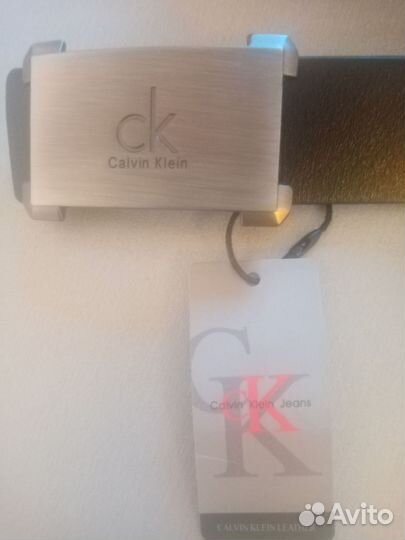 Ремень мужской кожаный новый, фирмы ск, черный