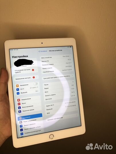 iPad air 2 16gb (ростест)