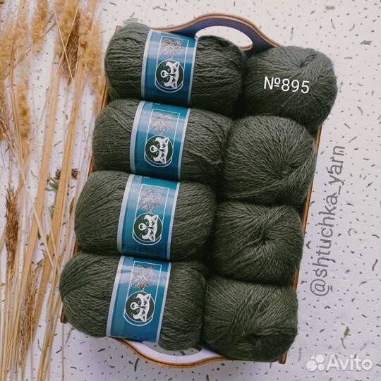 Пряжа пух норки