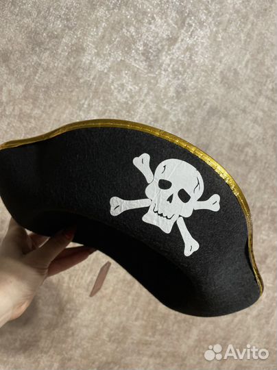 Детская пиратская шляпа