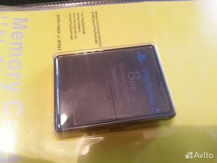 Карта памяти 8mб для Sony PS2 Японская оригинал