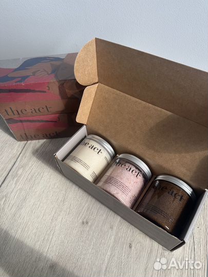 Набор скрабов для тела the act