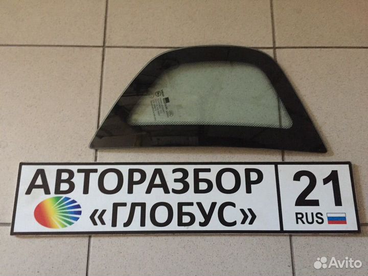 Форточка двери задней chevrolet aveo шевроле авео