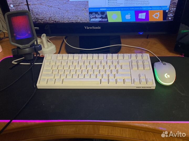 Игровой компютер+мышь+клавиатура+монитор