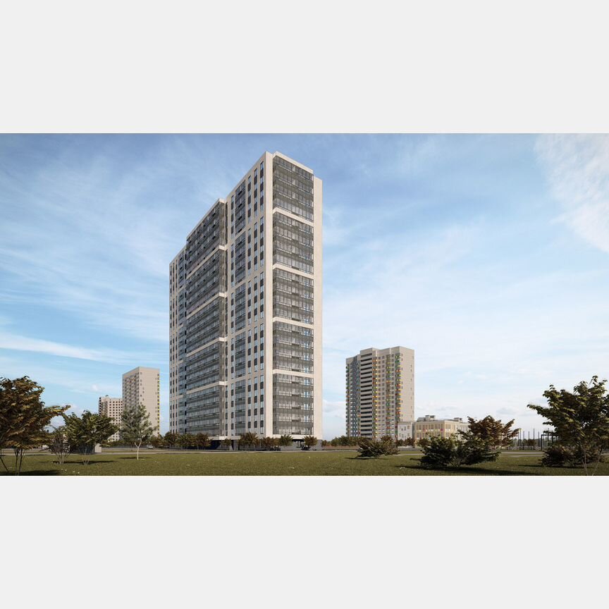 1-к. квартира, 32,2 м², 2/22 эт.