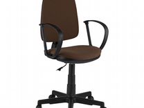 Офисное кресло "Престиж", ткань коричневая