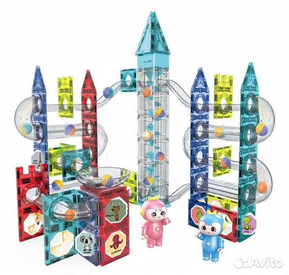 Конструктор магнитный с шариками Новый