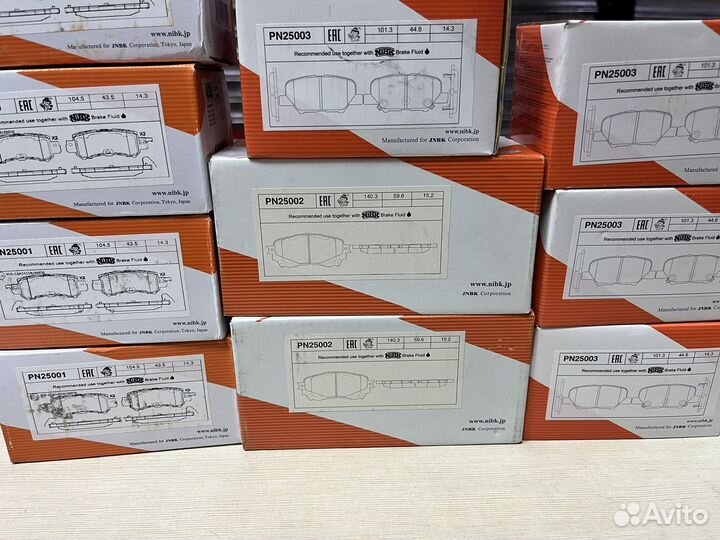 Колодки тормозные перед Mazda 6 (GJ) PN25002 NiBK