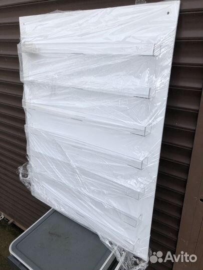 Полка для лаков акриловая белая глянцевая