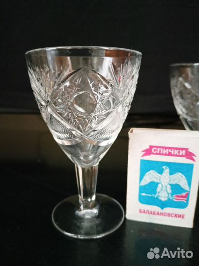 Хрустальные стаканы СССР