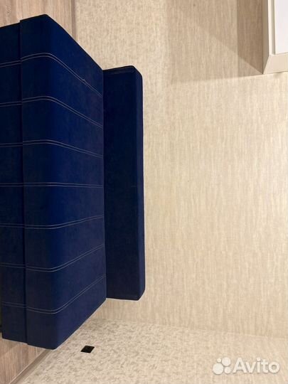 Диван раскладной синий