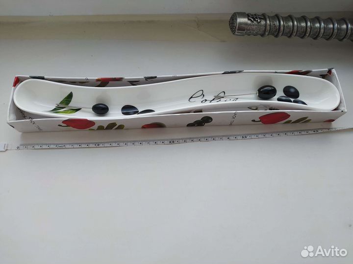 Блюдо для маслин+подарок, фарфор