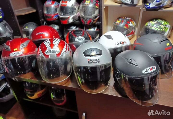 Мотошлем открытый