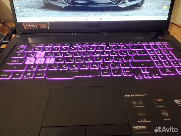 Игровой ноутбук Asus tuf gaming F17
