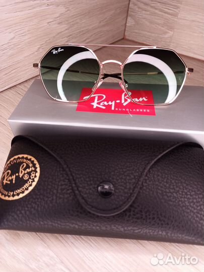 Очки солнцезащитные Ray-Ban RB 2302 новые зелёные
