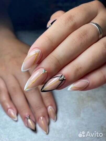 Аппаратный маникюр+гель-лак