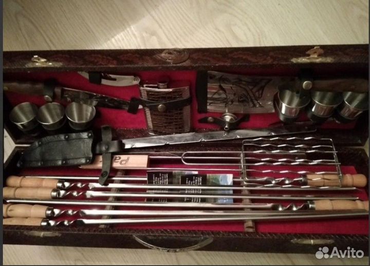 Набор шампуров Подарочный набор для шашлыка