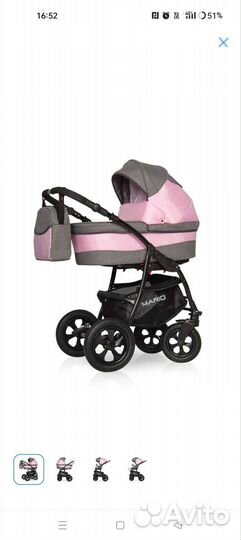 Коляска 2 в 1 riko basic