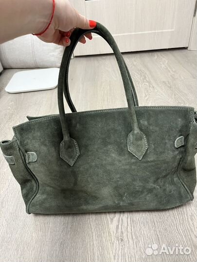 Сумка женская натуральная замша