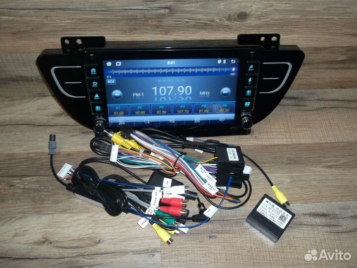 Магнитола Geely Atlas NL-3 Android с крутилками