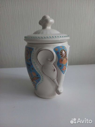Банка керамическая в виде слона