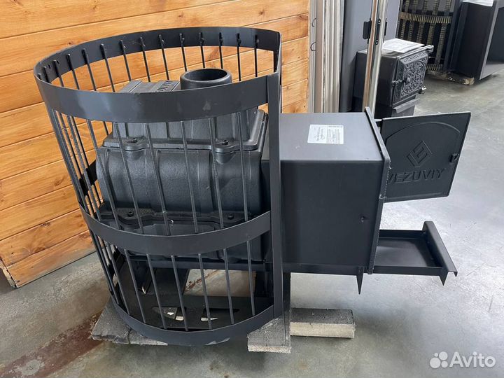 Чугунная печь для бани