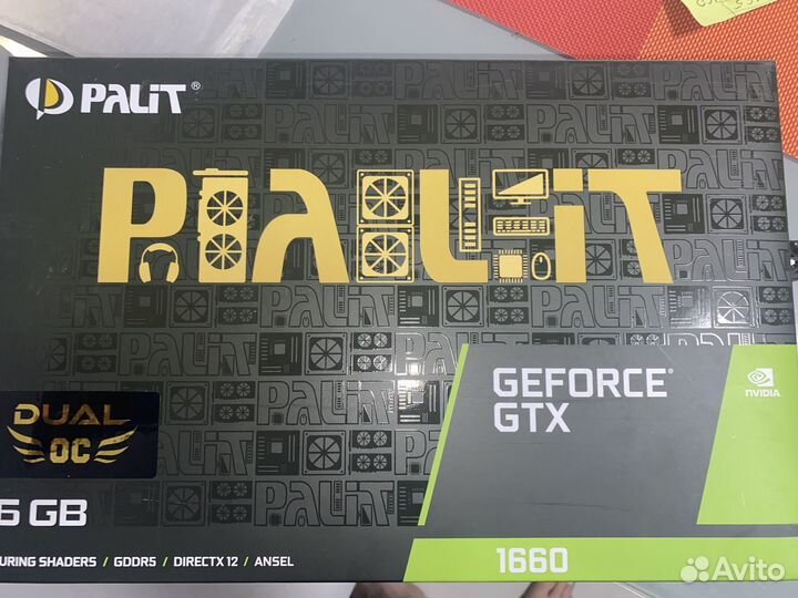 Видеокарта Palit GeForce GTX 1660 Dual OC 6GB