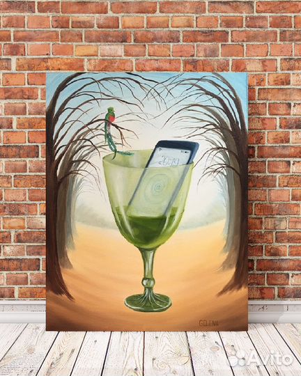 Картина маслом «Вдали от мирской суеты»