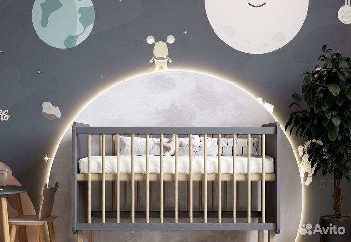 Кроватка для новорожденных Лея
